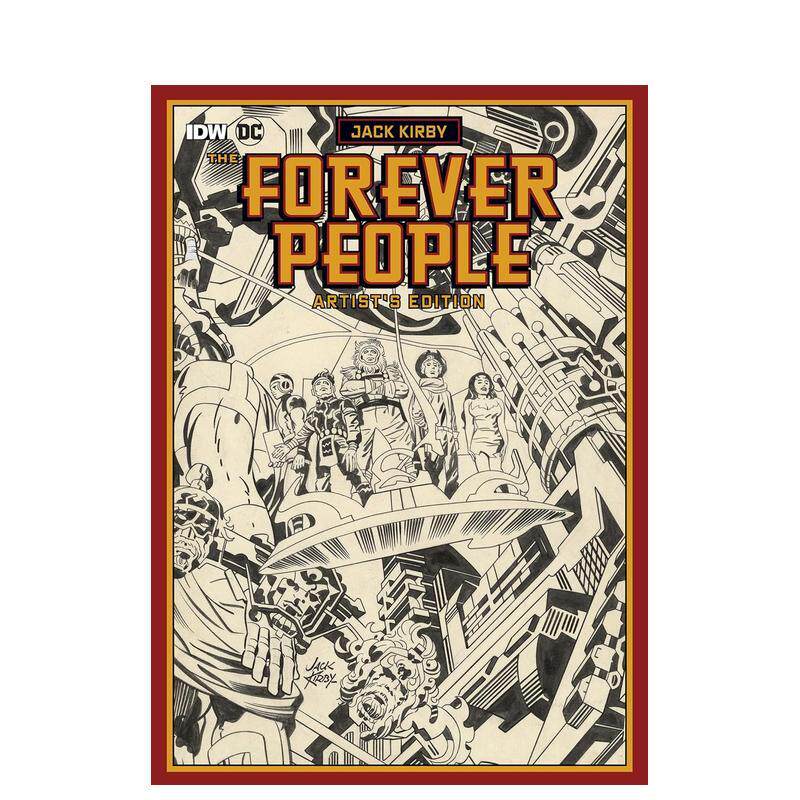 【预售】杰克?科比的永恒之人 艺术家版 Jack Kirby's Forever People Artist's Edition 英文进口原版漫画外文图书 致敬漫画之王
