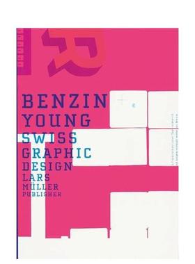 【预售】瑞士新锐平面设计 Benzin - Young Swiss Graphic Design英文进口原版字体图案标志设计图书Fries M