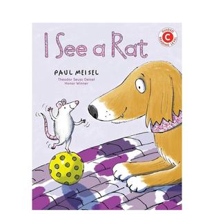 See Rat英文进口原版 Paul3 我看到一只老鼠I 图书儿童绘本Meisel 6岁 预售