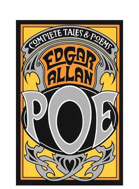 【预售】The Complete Tales and Poems of Edgar Allan Poe 爱伦坡惊悚 文学小说全集 英文原版图书籍进口正版 Edgar Allan Poe