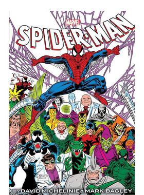 【预售】蜘蛛侠 合集 卷1 SPIDER-MAN BY MICHELINIE & BAGLEY OMNIBUS VOL. 1英文进口原版文学小说David Michelinie外文书籍