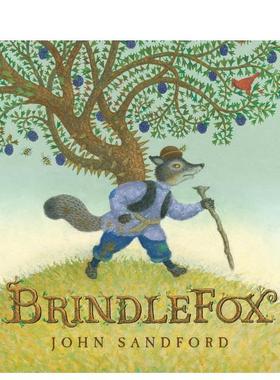 【预售】布林德福克斯 BrindleFox 进口原版英文儿童绘本6岁-9岁John Sandford  John Sandford外文图书籍