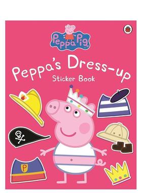 【现货】【小猪佩奇】装扮贴纸书 Peppa Dress-Up Sticker Book【Peppa Pig】英文进口原版儿童趣味图书3-6岁Ladybird