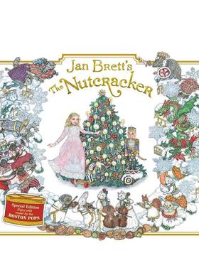 【预售】珍·布雷特 胡桃夹子 Jan Brett's the Nutcracker 英文进口原版儿童绘本图书Jan Brett节日庆典