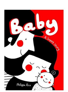 【预售】【英国插画师Philippa Rice】宝宝：磕磕绊绊的日子 Baby: A Soppy Story 英文漫画进口原版外文图书籍Philippa Rice