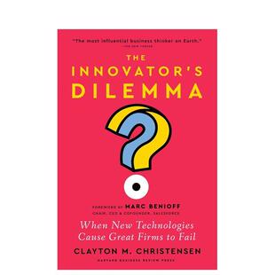 【预售】创新者的困境 新前言 The Innovator's Dilemma, with a New Foreword 英文进口原版商业行销图书Clayton M. Christensen