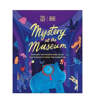 the Friel 大都会艺术博物馆之谜The 6岁艺术启蒙Helen 儿童图书3 Museum英文进口原版 Mystery Met 现货