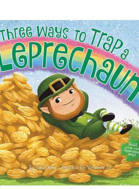 【现货】Three Ways to Trap a Leprechaun，诱捕小精灵的三种方法 英文进口原版儿童绘本图书 Lazar  Tara Harpercollins