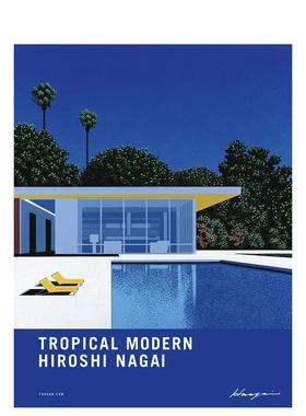 【预售】 POOLS，永井博作品集：POOLS 日文原版图书籍正版 插画作品集 复刊ドットコム