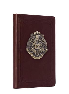 【预售】哈利波特 霍格沃茨山顶：精装日记本 Harry Potter: Hogwarts Crest Hardcover Journal 英文原版笔记本NotebookInsight