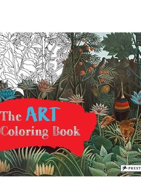 【预售】艺术着色书The Art Colouring Book英文进口原版儿童图书3-6岁艺术启蒙Annette Roeder