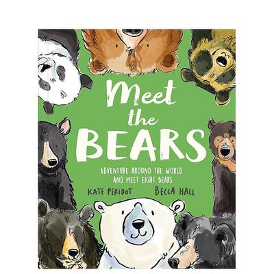 【预售】认识熊类 Meet the Bears 英文进口原版儿童绘本图书Kate Peridot