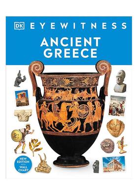 【预售】【DK视界】古希腊【DK Eyewitness】Ancient Greece英文进口原版儿童绘本图书DK百科