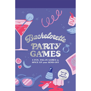 【现货】【翰德原版】Bachelorette Party Games，单身聚会小游戏 英文原版图书籍进口正版 Chronicle 卡牌