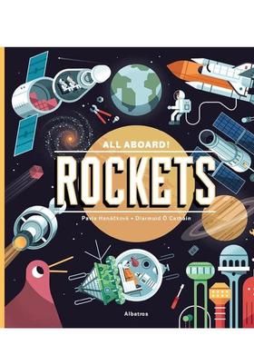 【现货】火箭 Rockets (All Aboard! #1) 原版英文儿童绘本