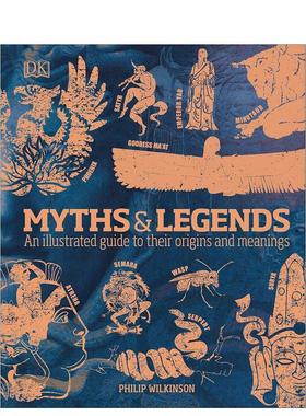 【现货】【文化速览指南】神话传说 【Compact Culture Guides】Myths and Legends 英文进口原版社会科学图书Philip Wilkinson