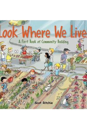 【现货】看看我们住的地方！ Look 现货ere We Live! 英文进口原版儿童绘本Scot Ritchie外文原版