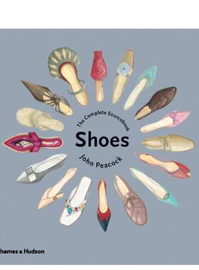 【现货】鞋子：完整资料手册 Shoes: The Complete Sourcebook 英文进口原版鞋包配饰图书John Peacock外文正版