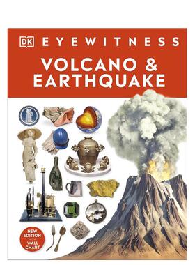 【预售】【DK Eyewitness】火山和地震【DK Eyewitness】Volcano & Earthquake英文进口原版儿童图书青少年读物DK外文正版