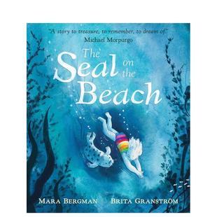 Seal Beach英文进口原版 预售 银斑海豹The Bergman Grans 情绪管理Mara 孤独海滩 6岁 儿童绘本图书3 the Brita 自我认知