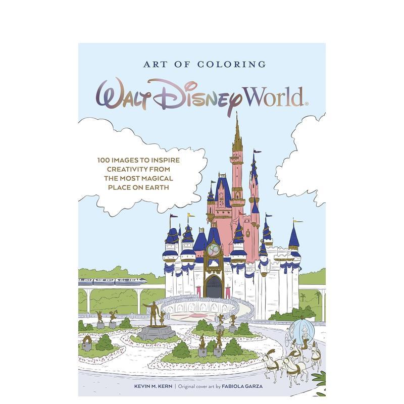 【预售】华特迪斯尼世界：涂色本Art of Coloring: Walt Disney World英文进口原版儿童趣味图书Kevin M. Kern3-6岁图片