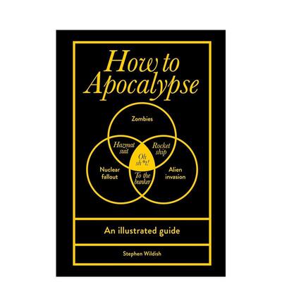 【预售】如何启示录 How to Apocalypse 英文进口原版生活综合科普图书Wildish  Steve外文正版