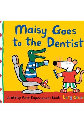 【预售】【小鼠波波】看牙医Maisy Goes to the Dentist英文进口原版儿童图书Lucy Cousins外文正版