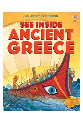 【预售】【翻翻书】古希腊 【See Inside】Ancient Greece 英文进口原版儿童绘本图书 Rob Lloyd Jones Usborne children’s books