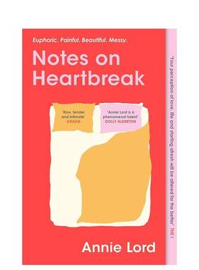 【预售】关于心碎的记录 Vogue专栏 Notes on Heartbreak  英文进口原版文学传记图书籍
