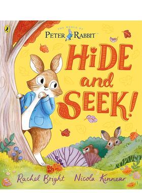 【预售】彼得兔：捉迷藏Peter Rabbit: Hide and Seek!英文进口原版儿童图书Rachel Bright  Nicola Kinnear