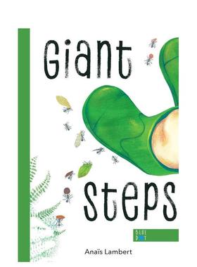 【预售】人的脚步 Giant Steps英文进口原版儿童绘本图书Blue Dot