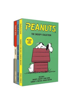【预售】【花生漫画套装】史努比 【Peanuts Boxed Set】Snoopy Boxed Set 英文进口原版漫画外文图书籍Charles M. Schulz