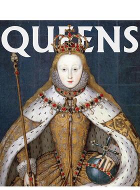 【预售】女王：从古埃及到白金汉宫的统治女性 Queens 英文进口原版人文历史图书Abbeville Press