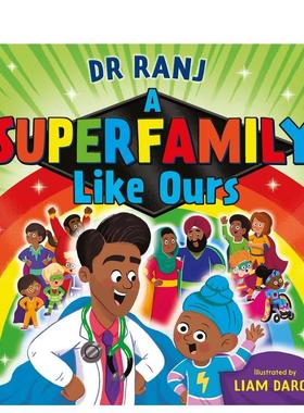 【现货】我们这样的超级大家庭 A Superfamily Like Ours英文进口原版儿童故事图书Dr. Ranj