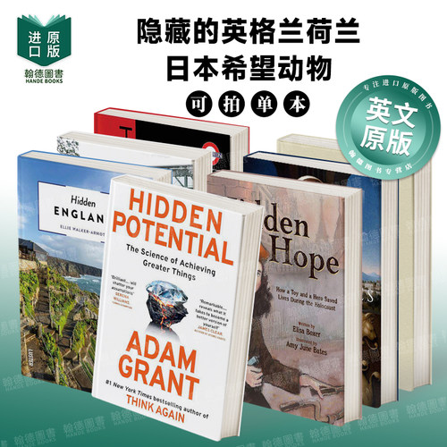 Hidden England隐藏的英格兰/荷兰/日本/希望/动物 英文进口原版外文生活旅行图书Ellie Walker-Arnott