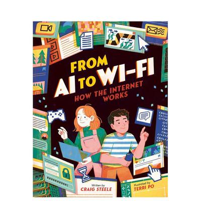 【预售】从AI到Wi-Fi：揭秘互联网如何运作 From Ai to Wi-Fi How the internet works! 英文进口原版青少年读物儿童图书Templar