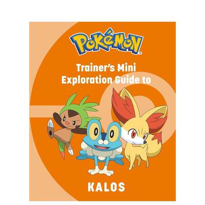 【预售】宝可梦:训练师迷你探索指南--卡洛斯地区 Pokémon: Trainer's Mini Exploration Guide to Kalos (Mini Book) 英文插画