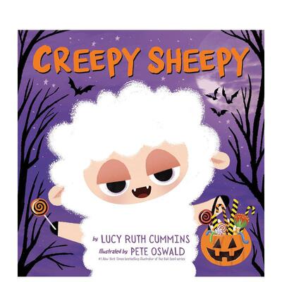 【现货】好困好困的绵羊 Creepy Sheepy英文进口原版儿童绘本图书Flamingo节日庆典