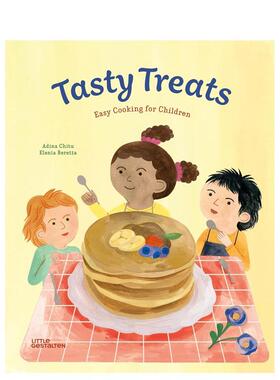 【预售】美食: 儿童简易食谱Tasty Treats : Easy Cooking for Children英文进口原版儿童绘本图书Little Gestalten百科