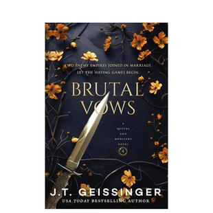 【现货】【女王与怪兽】#4 残酷誓言 Brutal Vows 黑暗爱情小说 Booktok热门 J.T. Geissinger 英文进口原版文学小说J. T. Geissi