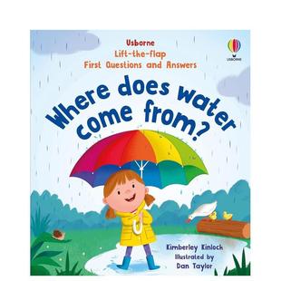 does 问答翻翻书 the Lift First Where water Answers 水从何处来？ and Questions from？英文进口原版 come Flap 现货