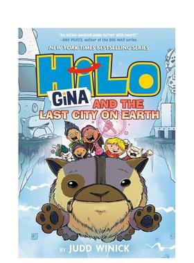 【预售】希罗漫画系列 9：吉娜和地球上最后的城市Hilo Book 9: Gina and the Last City on Earth: (A Graphic Novel)英文进口原