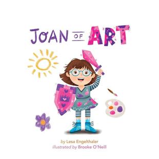 自我表达Joan Art英文进口原版 9岁Lesa 琼 儿童绘本图书6 Engelthaler自我认知情绪管理 预售