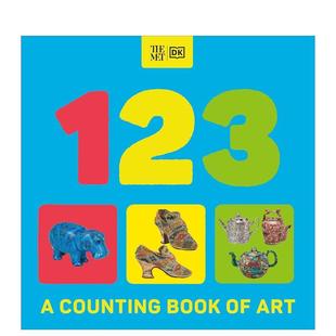 【预售】【大都会艺术博物馆】数字 DK概念启蒙123【The Met】英文进口原版儿童图书3-6岁启蒙DK