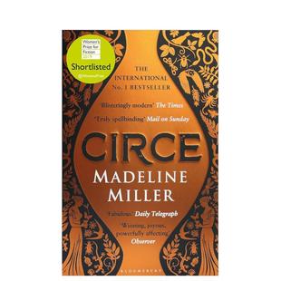 【预售】喀耳刻 阿基里斯之歌作者新作 Circe 英文进口原版小说Miller  Madeline