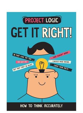 【现货】【逻辑培养】修正它！如何精确地思考 Get it Right!: How to Think Accurately 英文进口原版青少年读物Katie Dicker外文