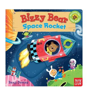 Space 小熊 预售 Bear Crow Davies Nosy Rocket Bizzy 英文进口原版 太空火箭 忙碌 Benji 儿童绘本图书