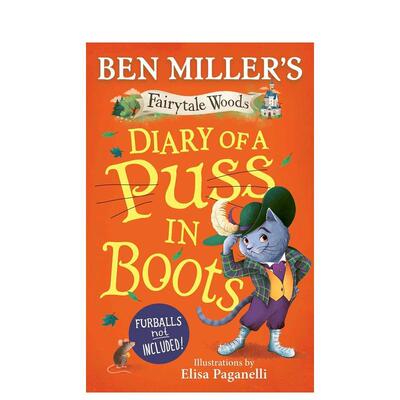 【预售】【童话森林】#2穿靴子的猫日记(精装） 【Fairytale Woods】Diary of a Puss in Boots 英文进口原版儿童桥梁书 Ben Mill