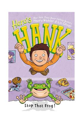 【现货】这是汉克 3HERE’s HANK 3英文进口原版章节书儿童图书籍3-6岁Henry Winkler  Lin Oliver Scott Garrett