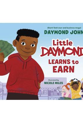 【预售】小戴蒙学会了理财 Little Daymond Learns To Earn 英文进口原版儿童绘本JOHN  DAYMOND外文正版图书